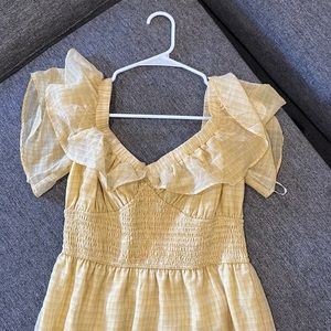 Sabo Skirt yellow long dress, Size Large, USA 8 NWT